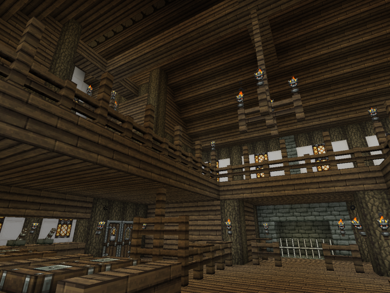 First Decent Build Medieval Inn Creative Mode Minecraft