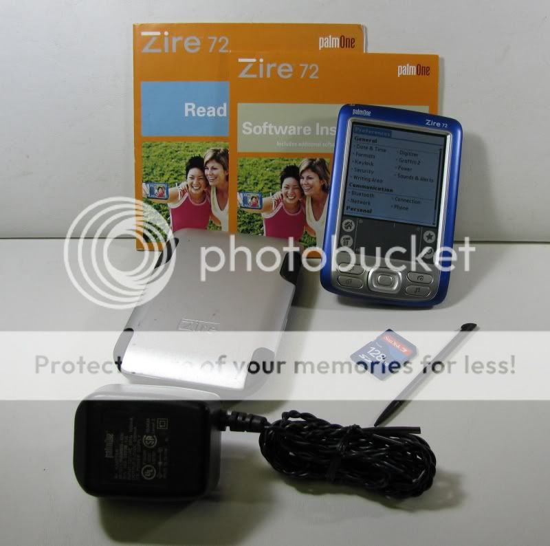 PalmOne Zire 72 Handheld PDA  0805931010841  